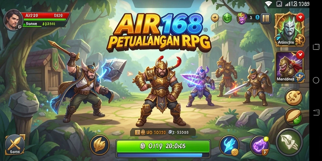 Tampilan menarik dari gameplay RPG yang mendebarkan.