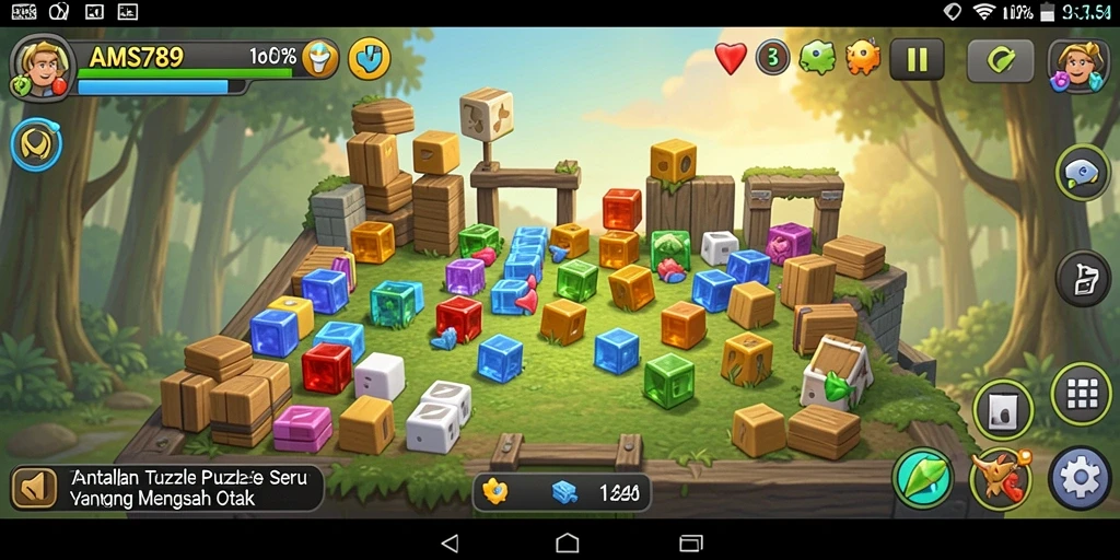 Tampilan gameplay seru dari AMS789 yang penuh tantangan.
