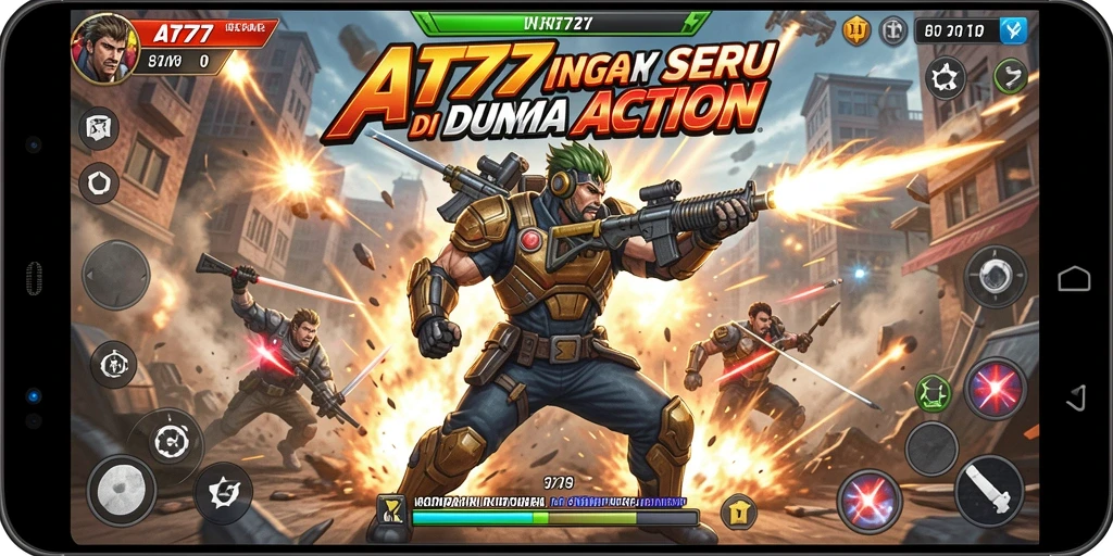 Screenshot AT777 menunjukkan pertarungan mendebarkan di dunia Action.