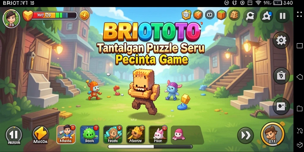 Tampilan gameplay BRIOTOTO yang menantang dan menarik.
