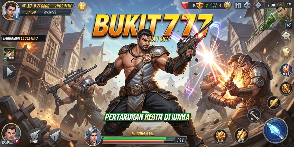 Gameplay memukau dengan pertarungan intens di BUKIT777.