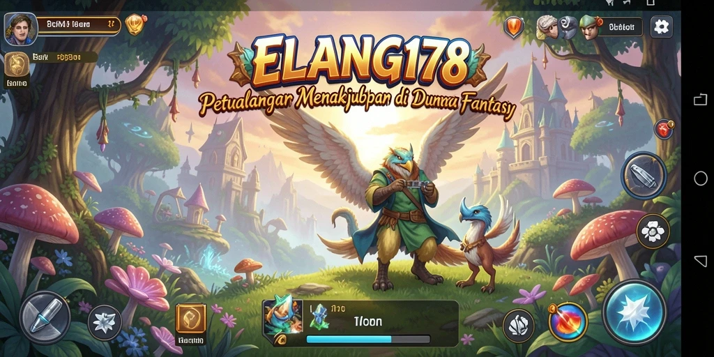Screenshot menampilkan aksi petualangan seru ELANG178.