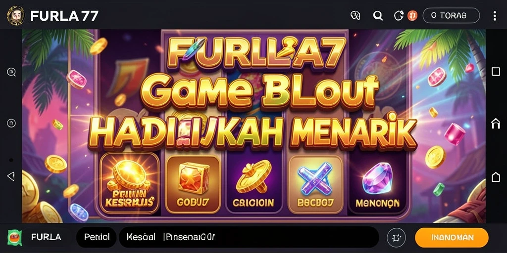 Tampilan gameplay FURLA77 yang menarik dan penuh warna.