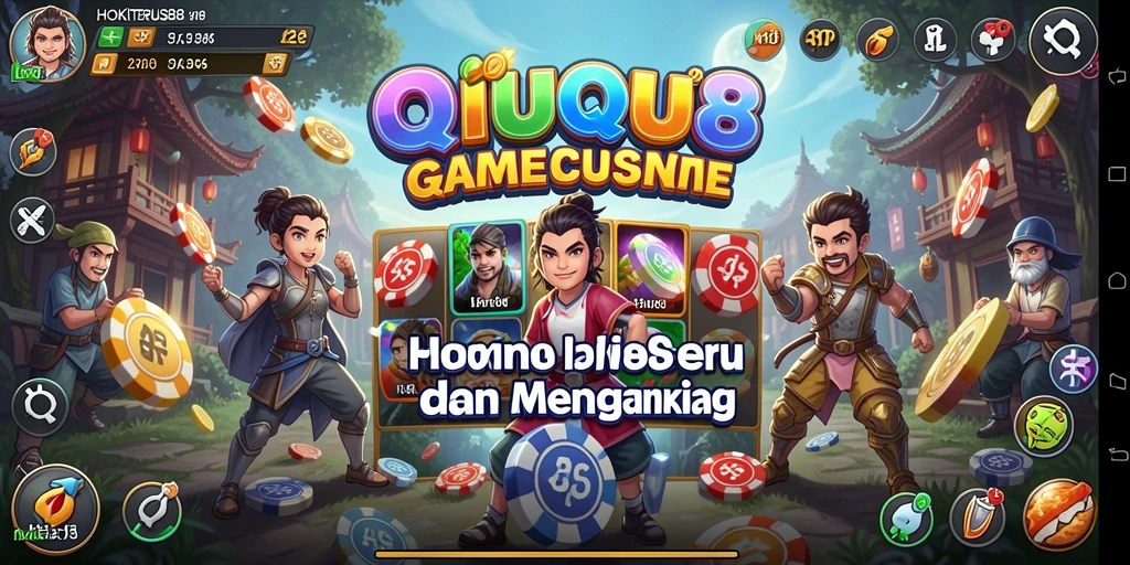Gameplay menegangkan HOKITERUS88 saat bersaing di QiuQiu.