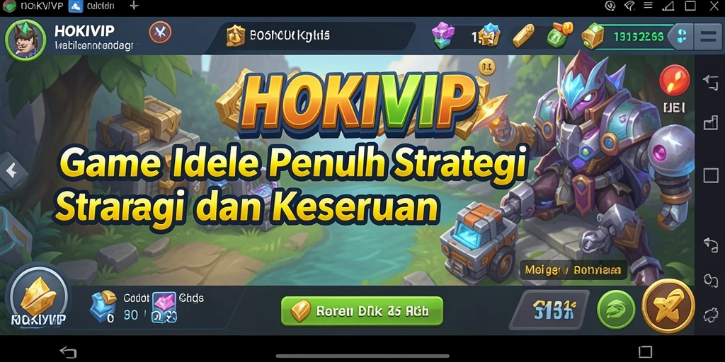 Tampilan menarik HOKIVIP dengan gameplay yang santai dan strategis.
