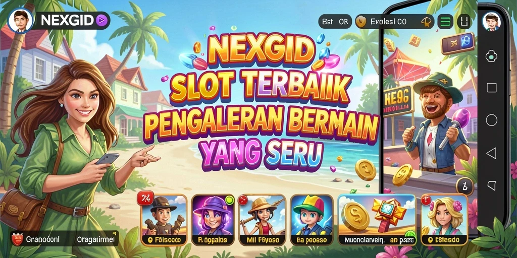 Gameplay NEXGID yang menakjubkan dan penuh warna.