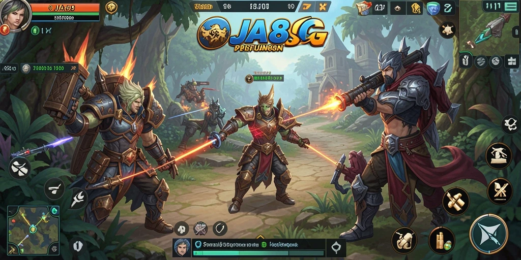 Gameplay OJA89 menunjukkan pertempuran strategis yang intens dan mendalam.