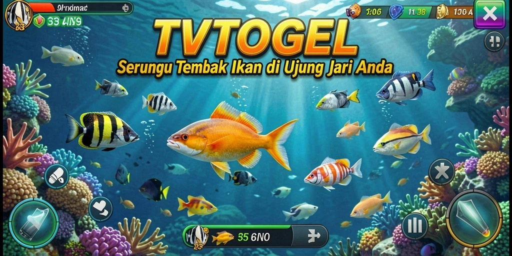 Gameplay Tembak Ikan yang seru dan mengasyikkan di TVTOGEL.