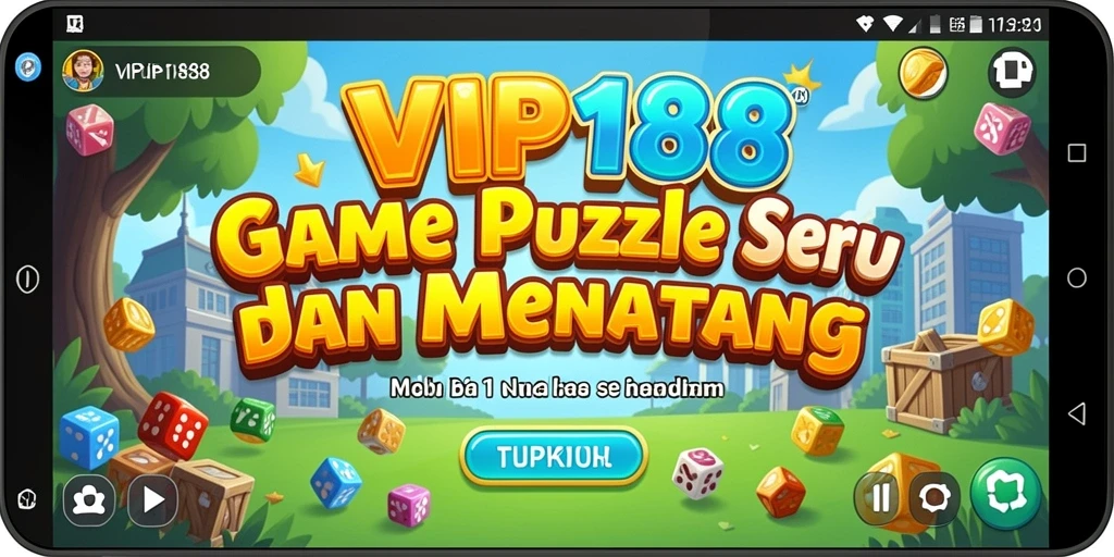 Screenshot gameplay VIP188 menampilkan tantangan puzzle yang menarik.